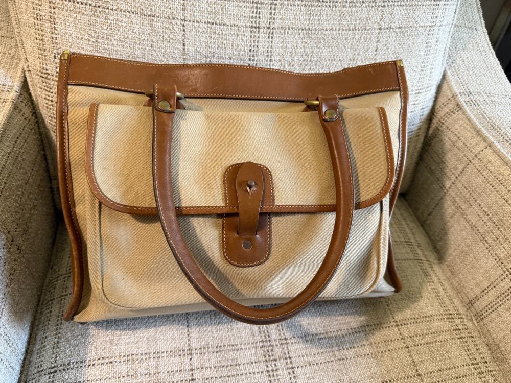Marley Hodgson Ghurka No.9 Runabout Women's Business Purse Bag Brown NM